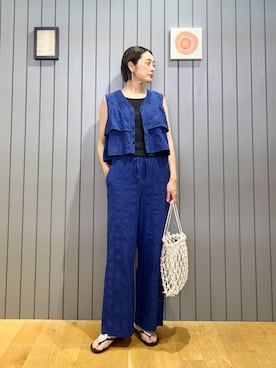 「IPANEMA（イパネマ）のアイテム」を使った、安田(yasuda)さん（レディース・168cm）の夏コーディネート