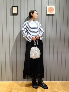 安田(yasuda)さん（レディース・168cm）の秋コーディネート