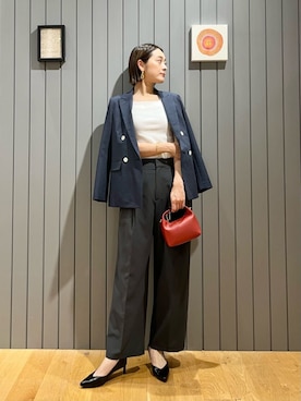 安田(yasuda)さん（レディース・168cm）の夏コーディネート