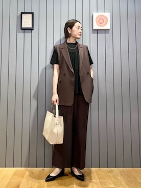 安田(yasuda)さん(レディース・168cm)の秋コーディネート