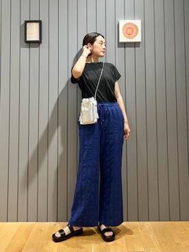 安田(yasuda)さん（レディース・168cm）の夏コーディネート