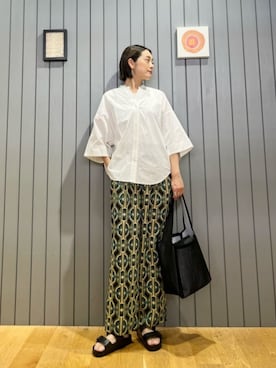 安田(yasuda)さん（レディース・168cm）の夏コーディネート