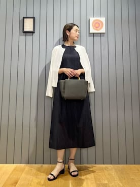 「ビジネス」｜「アイテム（ワンピース/ドレス）」を使った、安田(yasuda)さん（レディース・168cm）の夏コーディネート