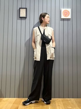 安田(yasuda)さん（レディース・168cm）の夏コーディネート