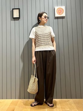 安田(yasuda)さん(レディース・168cm)の夏コーディネート
