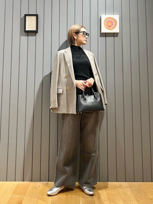 セール 40%OFF】メランジツイル ダブル ジャケット(506841039