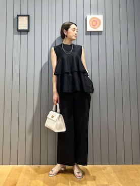 「MARCO BIANCHINI（マルコビアンチーニ）のアイテム」を使った、安田(yasuda)さん（レディース・168cm）の夏コーディネート