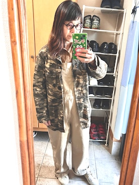 「Avail（アベイル）のアイテム（ジャケット/アウター）」を使った、rin rinさん（レディース・158cm）の春コーディネート