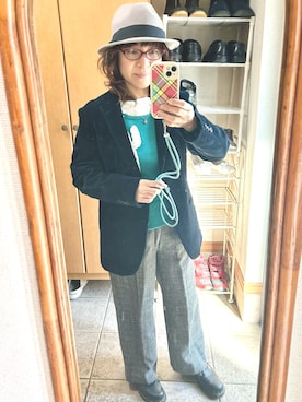 「AEON STYLE（イオンスタイル）のアイテム」を使った、rin rinさん（レディース・158cm）の秋コーディネート