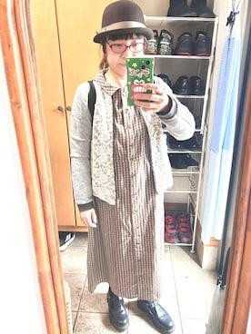 「ehka sopo（エヘカソポ）のアイテム」を使った、rin rinさん（レディース・158cm）の春コーディネート