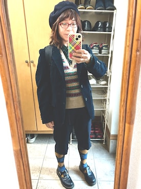 「AEON STYLE（イオンスタイル）のアイテム」を使った、rin rinさん（レディース・158cm）の秋コーディネート