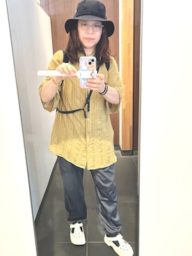 「crocs（クロックス）のアイテム」を使った、rin rinさん（レディース・158cm）の夏コーディネート