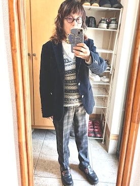 「AEON STYLE（イオンスタイル）のアイテム」を使った、rin rinさん（レディース・158cm）の冬コーディネート