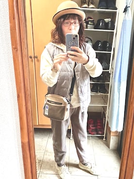 「Reebok(リーボック)のアイテム」を使った、rin rinさん(レディース・158cm)の秋コーディネート