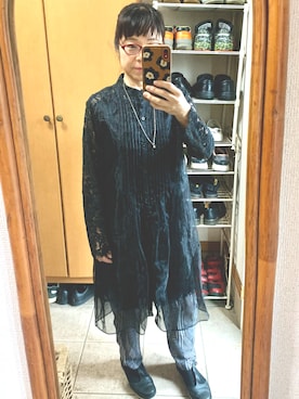 「SAYA（サヤ）のアイテム」を使った、rin rinさん（レディース・158cm）の秋コーディネート