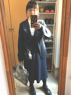 「SAYA（サヤ）のアイテム」を使った、rin rinさん（レディース・158cm）の秋コーディネート