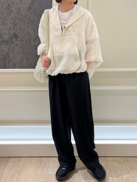 「キルティングバッグ」｜「アイテム（ブルゾン）」を使った、HINAKOさん（レディース・162cm）の春コーディネート