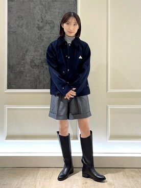「GEVACO」｜「アイテム（シューズ）」を使った、HINAKOさん（レディース・162cm）の秋コーディネート