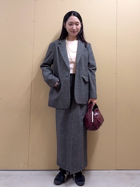 HINAKOさん（骨格ナチュラル・レディース・162cm）の秋コーディネート