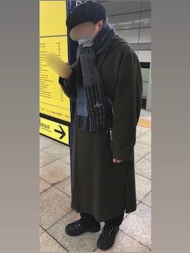 「Ground Y（グラウンドワイ）のアイテム（その他アウター）」を使った、ゆきさん（メンズ・165cm）の冬コーディネート