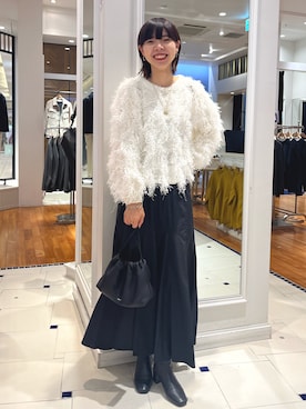 「Laraaji（ララージ）のアイテム（トップス）」を使った、osanaiさん（レディース・168cm）の秋コーディネート