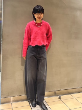 「Laraaji（ララージ）のアイテム（トップス）」を使った、osanaiさん（レディース・168cm）の秋コーディネート