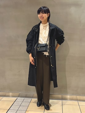 「NOLLEY’S（ノーリーズ）のアイテム（その他アウター）」を使った、osanaiさん（レディース・168cm）の秋コーディネート