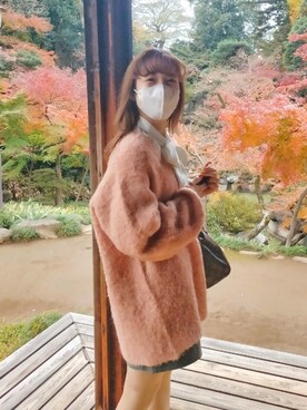 紗 雪さん(レディース・159cm)の冬コーディネート