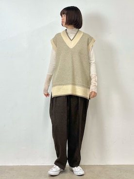 tsunoさん(レディース・160cm)の冬コーディネート