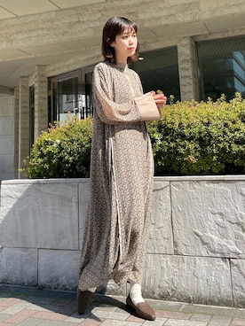 「アイテム（ワンピース/ドレス）」を使った、tsunoさん（レディース・160cm・20代）の春コーディネート