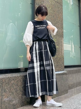 tsunoさん（レディース・160cm）の夏コーディネート