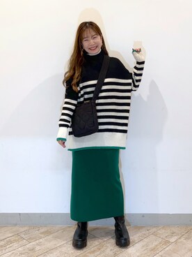 くるちさん（レディース・156cm）の冬コーディネート