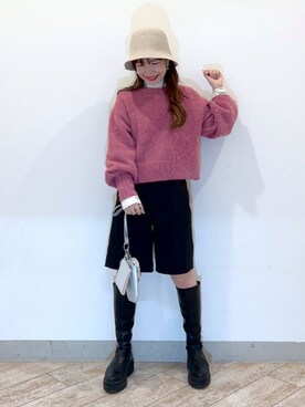 くるちさん(レディース・156cm)の冬コーディネート