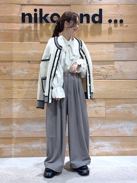 「アイテム（ドレスシューズ）」を使った、くるちさん（レディース・156cm・30代）の秋コーディネート