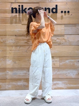 「アイテム（サンダル）」を使った、くるちさん（レディース・156cm・30代）の夏コーディネート