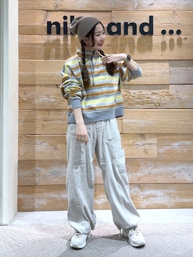 「アイテム（帽子）」を使った、くるちさん（レディース・156cm・30代）の秋コーディネート