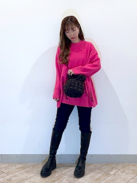 くるちさん（レディース・156cm）の冬コーディネート