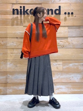 くるちさん（レディース・156cm）の秋コーディネート