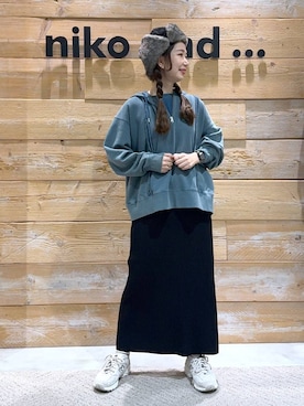 「アイテム（帽子）」を使った、くるちさん（レディース・156cm・30代）の秋コーディネート