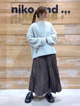 「アイテム（ドレスシューズ）」を使った、くるちさん（レディース・156cm・30代）の冬コーディネート