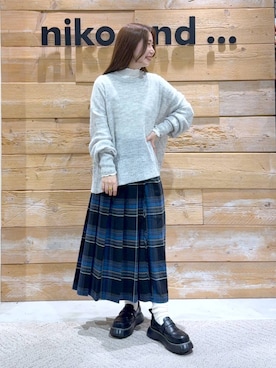 「アイテム（Tシャツ/カットソー）」を使った、くるちさん（レディース・156cm・30代）の秋コーディネート