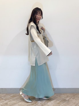 くるちさん（レディース・156cm）の春コーディネート