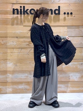 「アイテム（ドレスシューズ）」を使った、くるちさん（レディース・156cm・30代）の秋コーディネート