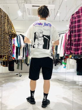「LMCのアイテム（レッグウェア）」を使った、kazu23dさん（メンズ・175cm）の夏コーディネート