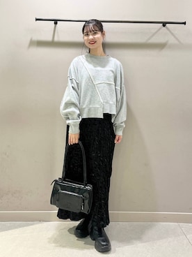 「アイテム（ワンピース/ドレス）」を使った、sakiさん（レディース・157cm・20代）の秋コーディネート