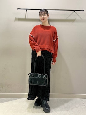 「アイテム（ワンピース/ドレス）」を使った、sakiさん（レディース・157cm・20代）の秋コーディネート