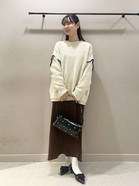 「アイテム（ワンピース/ドレス）」を使った、sakiさん（レディース・157cm・20代）の秋コーディネート