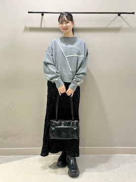「アイテム（ワンピース/ドレス）」を使った、sakiさん（レディース・157cm・20代）の秋コーディネート