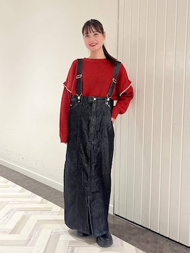「アイテム（ワンピース/ドレス）」を使った、sakiさん（レディース・157cm・20代）の秋コーディネート