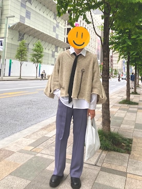 「doublet（ダブレット）のアイテム（ニット/セーター）」を使った、しゅさん（メンズ・168cm）の冬コーディネート